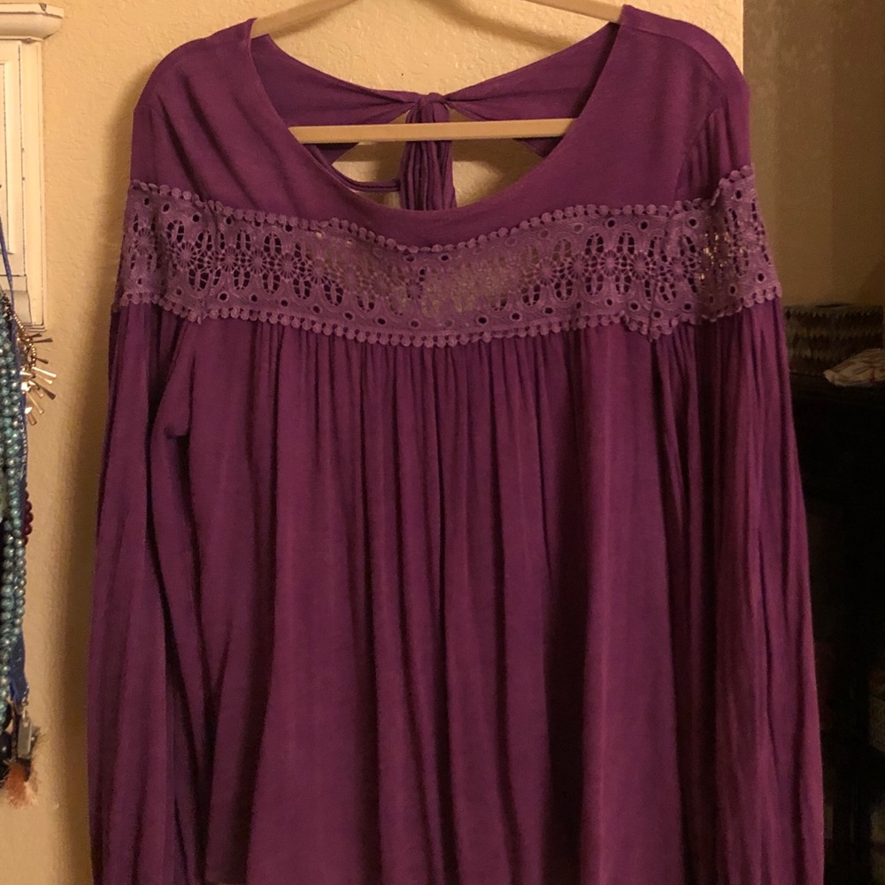 Purple blouse